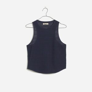 Madewell Crochet-Knit Cutaway Tank